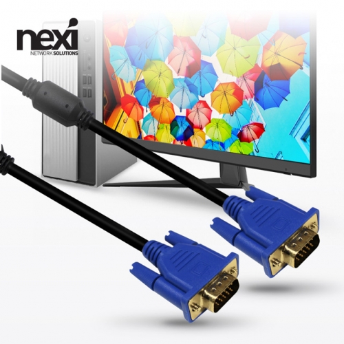 NX82 세미 RGB 수수 케이블 1.8M (NX-RGB-COOL-1.8M)
