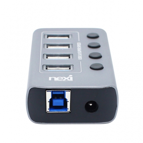 NX824 USB 3.0 4포트 유전원 허브 (NX-U1004P)