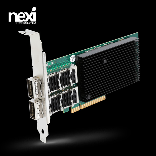 NX1344 PCI-e x8 QSFP+ 듀얼 40G 기가비트 서버 랜카드 (NX-MLC3-40G)