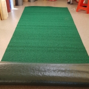 미끄럼방지 녹색 코일매트 현관 사무실 바닥 발매트 6m 12m