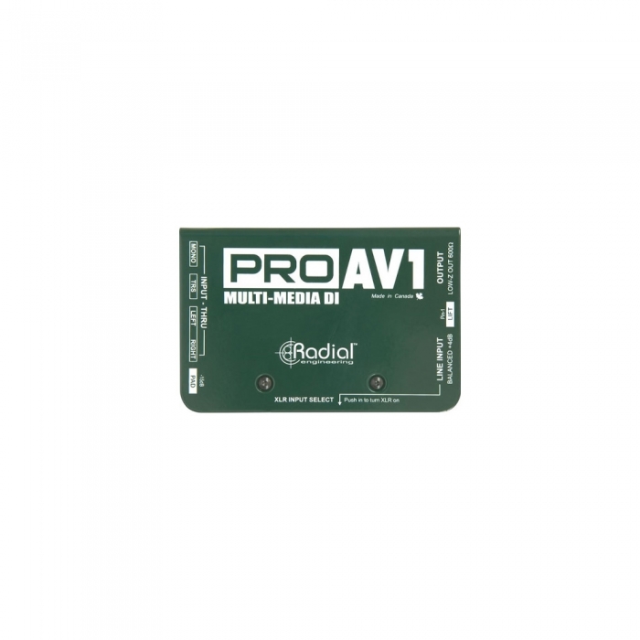 Radial ProAV1 멀티미디어 패시브 DI박스 / 래디얼 / 수입정품