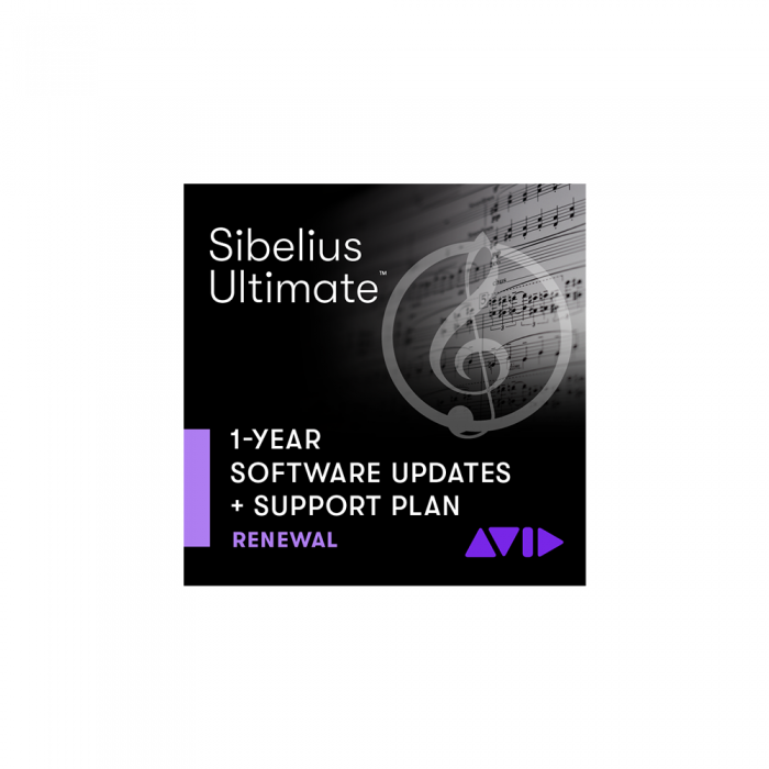 Avid Sibelius Ultimate 1-Year Updates + Support Plan Renewal / 아비드 시벨리우스 울티메이트 업데이트 / 기존 사용자용 / 리뉴얼