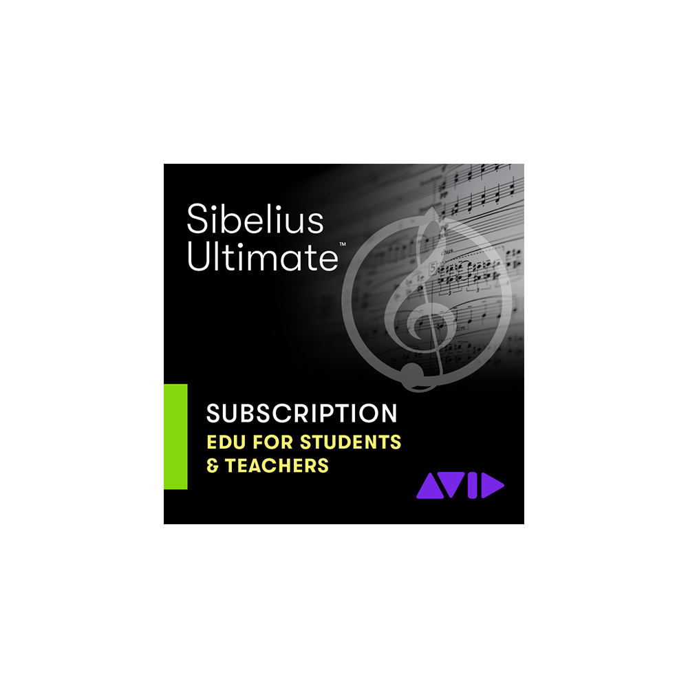 Avid Sibelius Ultimate 1-Year Subscription NEW EDU / 아비드 시벨리우스 울티메이트 교육용 / 1년구독