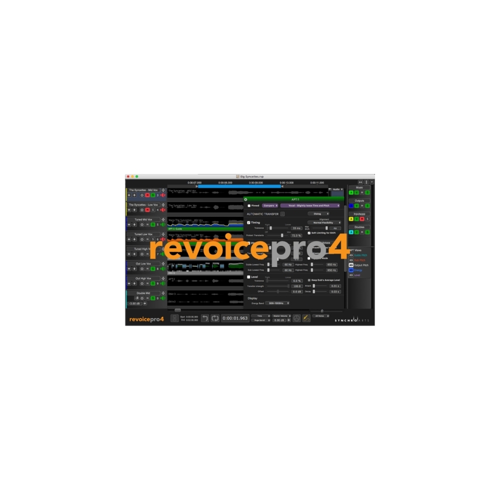 Synchro Arts Revoice Pro 4 - Upgrade From Revoice Pro 2 or Revoice Pro 1 / 싱크로 아츠 / 수입정품