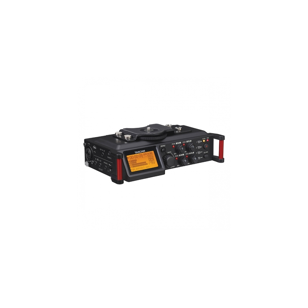 TASCAM DR-70D 타스캠 필드 레코더 / 4 XLR 스테레오 마이크 카메라용 오디오 레코더