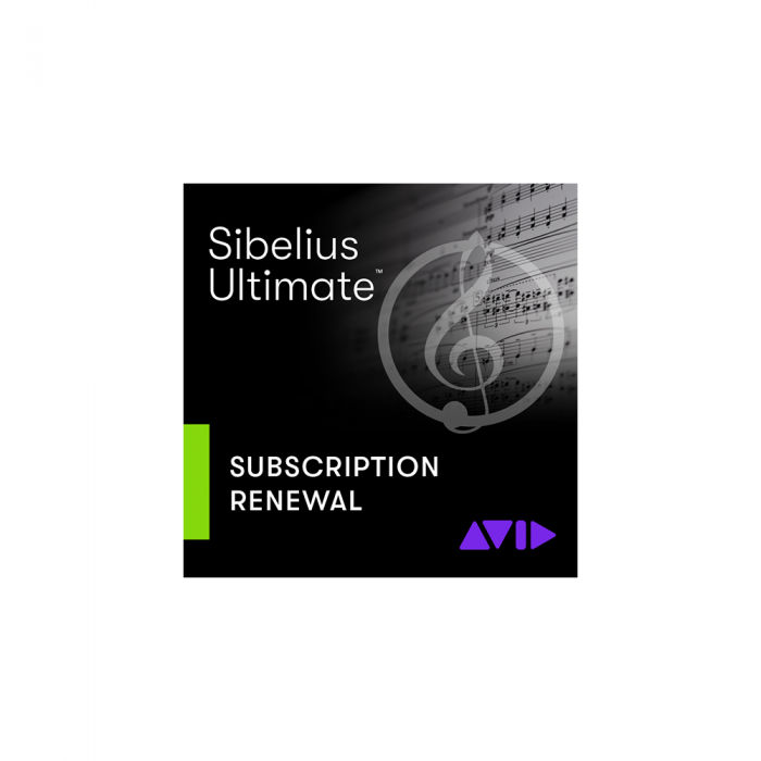 Avid Sibelius Ultimate 1-Year Subscription RENEWAL 아비드 시벨리우스 울티메이트 1년구독