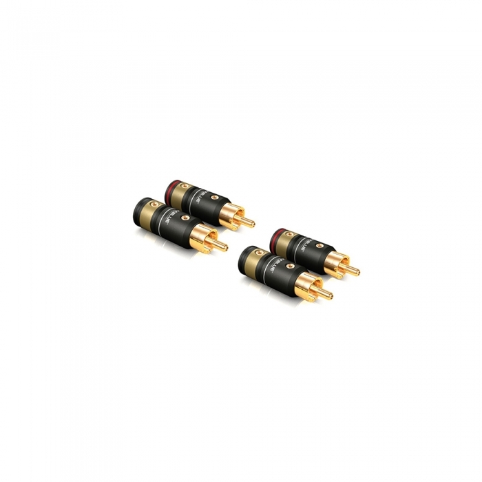 Viablue T6S RCA Plug (Solder version, 2 pairs)