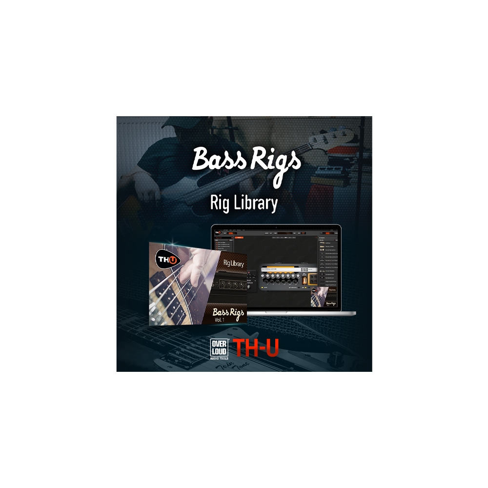 Overloud Bass Rig Vol. 1 오버라우드 플러그인 (전자배송) TH-U 확장팩