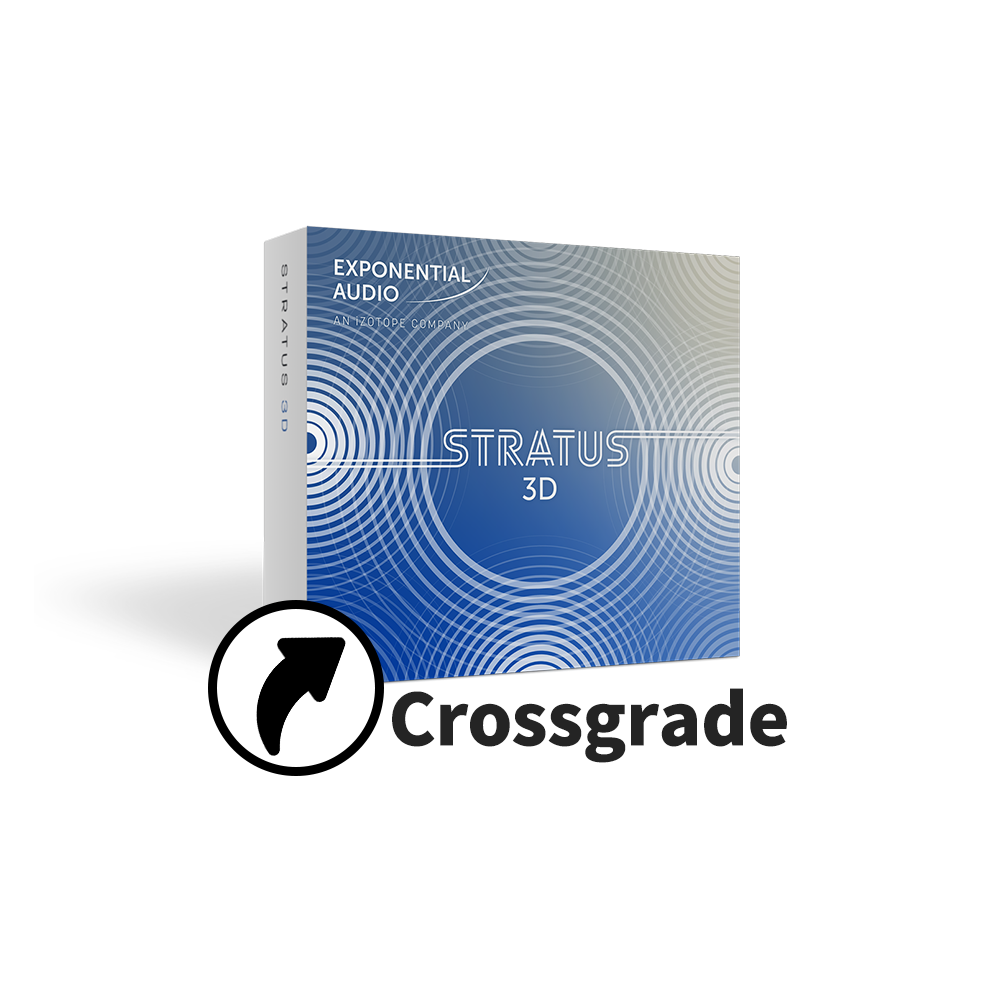 iZotope Exponential Audio Stratus 3DCrossgrade from any EOL Expo Product 아이조톱