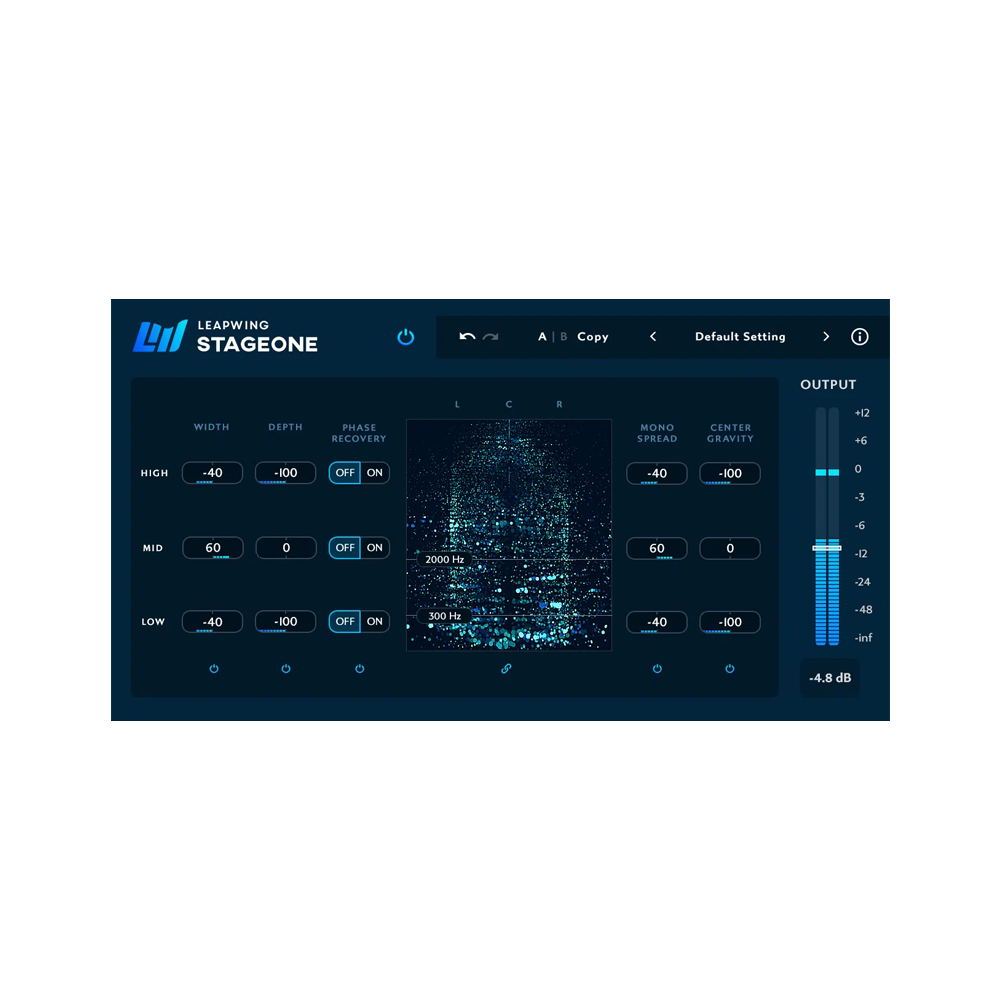 Leapwing Audio Stage One 2 UPG from Stage One2 Width & Depth 립윙오디오 Plugin