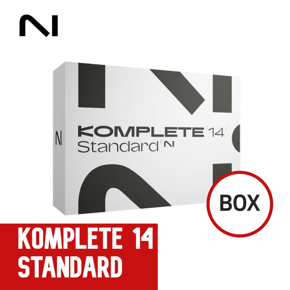 NI KOMPLETE 14 STANDARD / BOX / 컴플리트 가상악기 / 이펙트 올인원 플러그인
