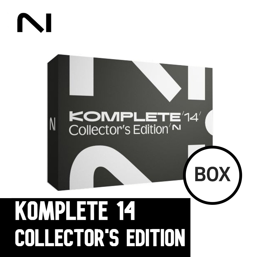 NI KOMPLETE 14 COLLECTOR'S EDITION / BOX /컴플리트 가상악기 / 이펙트 올인원 플러그인